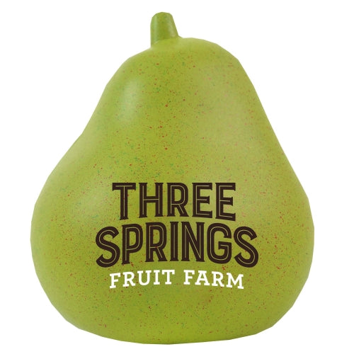 Branded Pear Stress Toy