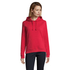 Branded Women's Pullover Hoodie in Red