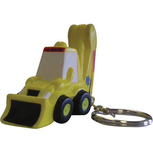 Branded Digger Stress Toy Keyring