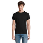 Branded Lightweight Organic T-Shirt in Black