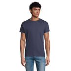Branded Lightweight Organic T-Shirt in Blue