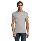 Branded Lightweight Organic T-Shirt in Grey
