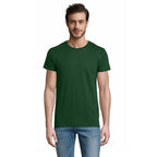Branded Organic Fitted T-Shirt in Green