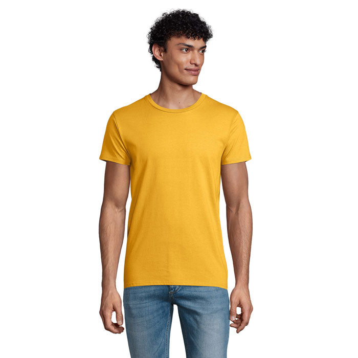 Branded Organic Fitted T-Shirt colour option GO