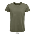 Branded Organic Fitted T-Shirt in Green
