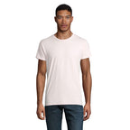 Branded Organic Fitted T-Shirt in Pink