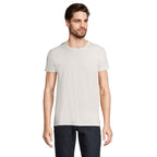 Branded Organic Fitted T-Shirt in White