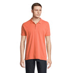 Branded Organic Piqué Men's Polo Shirt colour option PO
