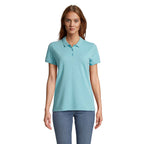 Branded Organic Piqué Women's Polo Shirt colour option BP
