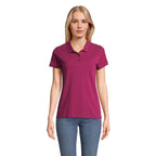 Branded Organic Piqué Women's Polo Shirt colour option PA