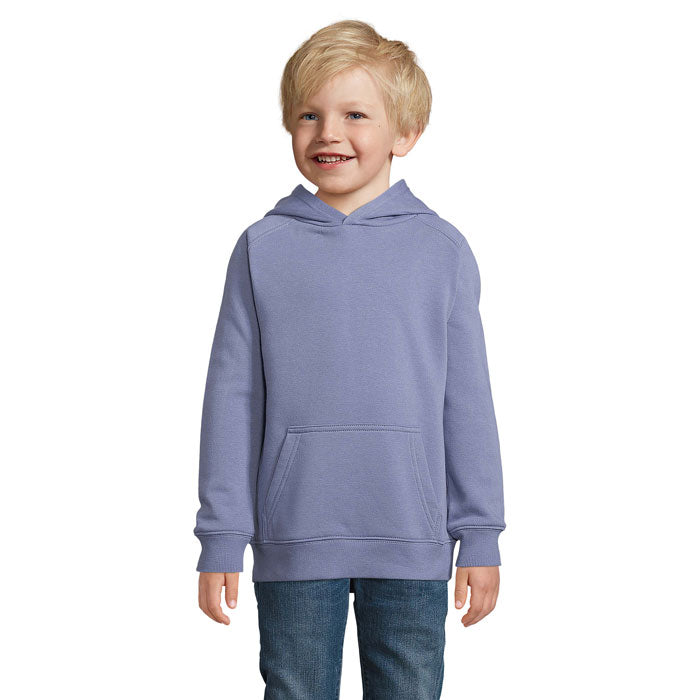 Branded Kids Organic Pullover Hoodie colour option BL