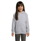 Branded Kids Organic Pullover Hoodie in Grey