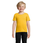 Branded Organic Fitted Kids T-Shirt colour option GO