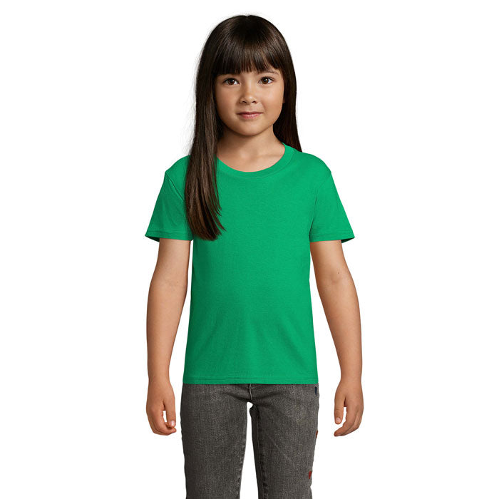 Branded Organic Fitted Kids T-Shirt colour option KG
