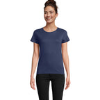 Branded Organic Fitted Women's T-Shirt colour option DM
