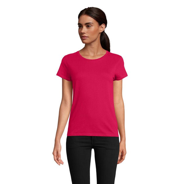 Branded Organic Fitted Women's T-Shirt colour option FU
