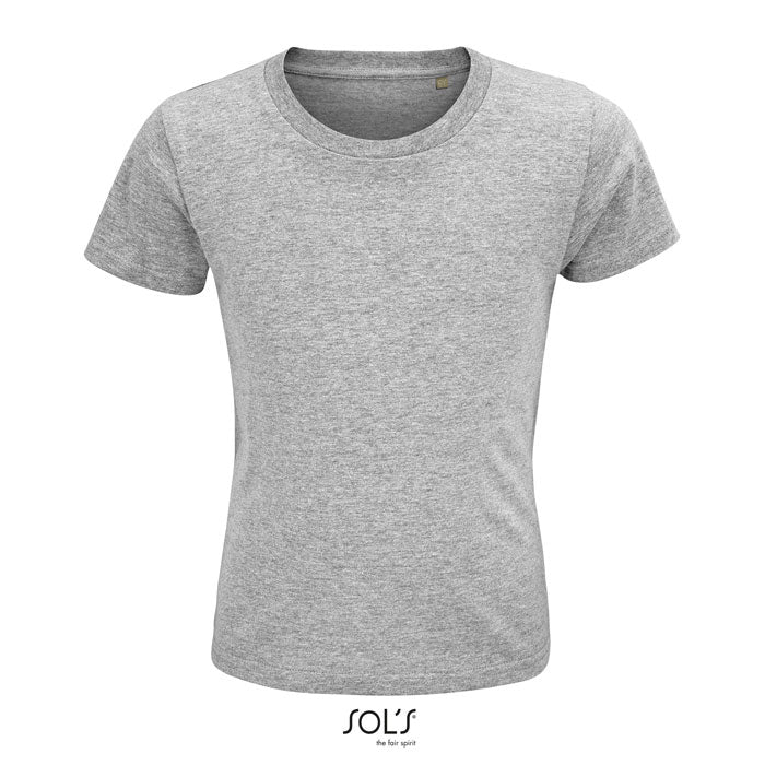 Branded Value Organic Kids T-Shirt in Grey