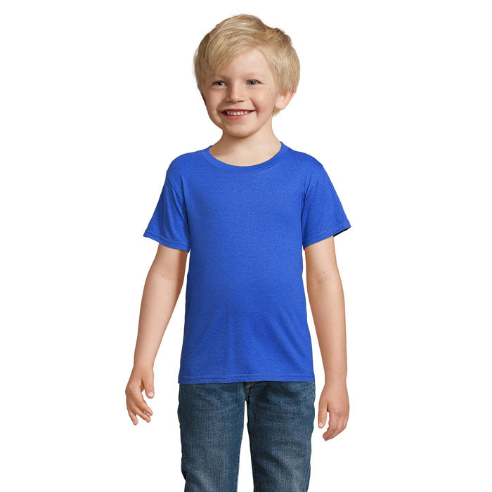 Branded Value Organic Kids T-Shirt in Blue