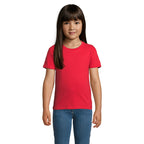 Branded Value Organic Kids T-Shirt in Red