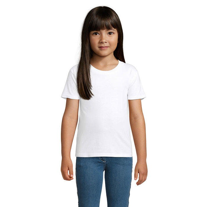 Branded Value Organic Kids T-Shirt in White