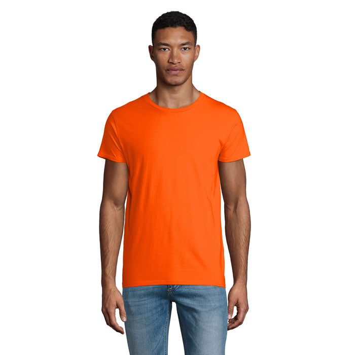 Branded Value Organic Men's T-Shirt in Orange