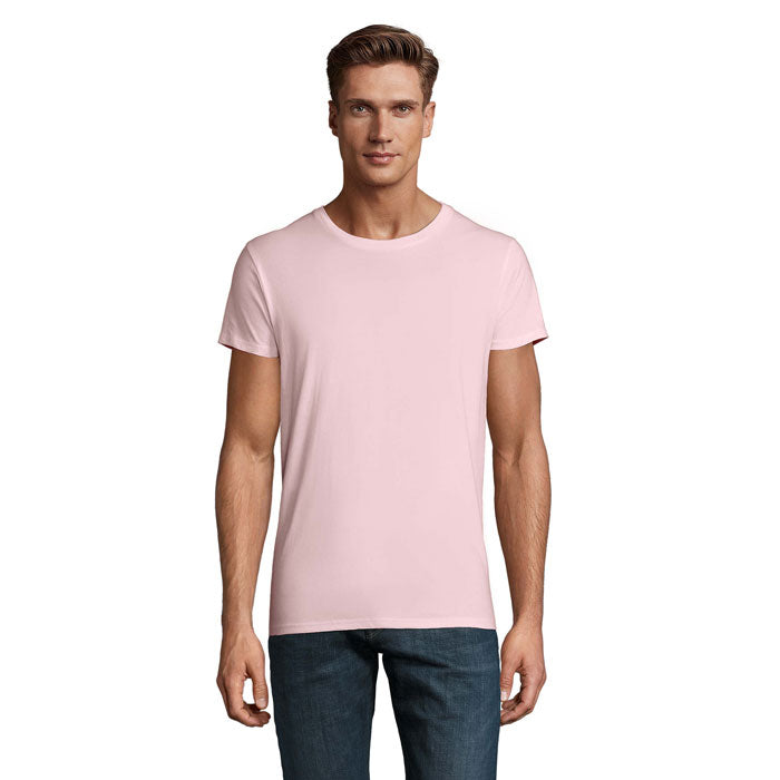 Branded Value Organic Men's T-Shirt in Pink