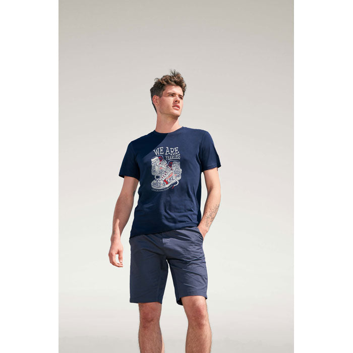 Branded Recycled Offcut T-Shirt in use