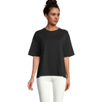 Branded Boxy Women's T-Shirt in Black