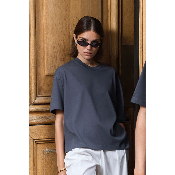Branded Boxy Women's T-Shirt in use
