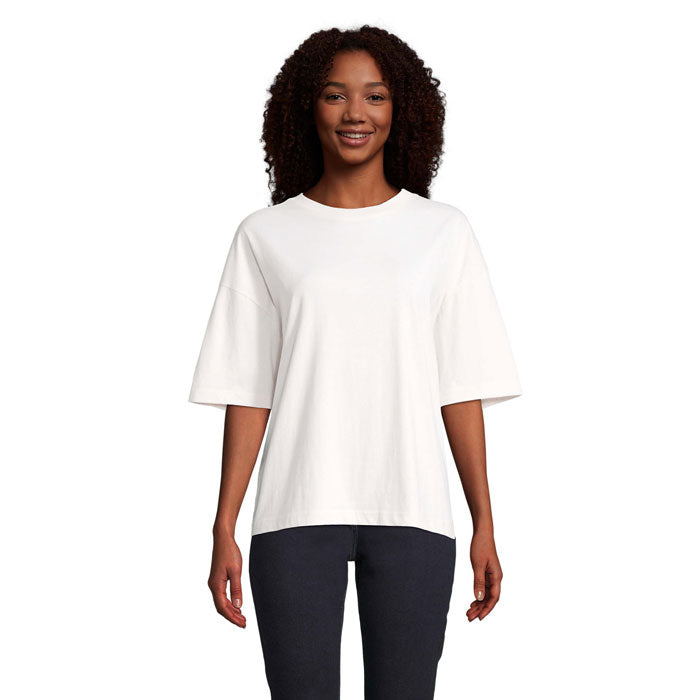 Branded Boxy Women's T-Shirt in White