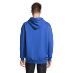 Branded full-zip hoodie, back view