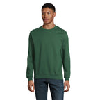 Branded Round-Neck Sweatshirt in Green