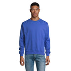Branded Round-Neck Sweatshirt in Blue