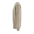 Branded round-neck sweatshirt, side view