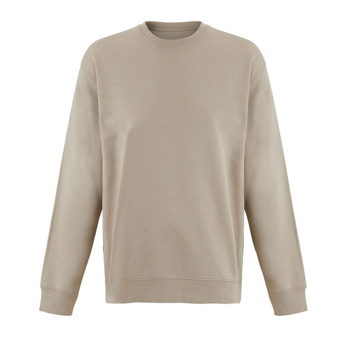 Branded round-neck sweatshirt, front view