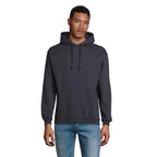 Branded Recycled Pullover Hoodie in Blue