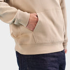 Branded Recycled Pullover Hoodie in use