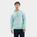 Branded Recycled Pullover Hoodie in use