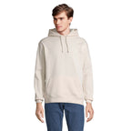 Branded Recycled Pullover Hoodie in White