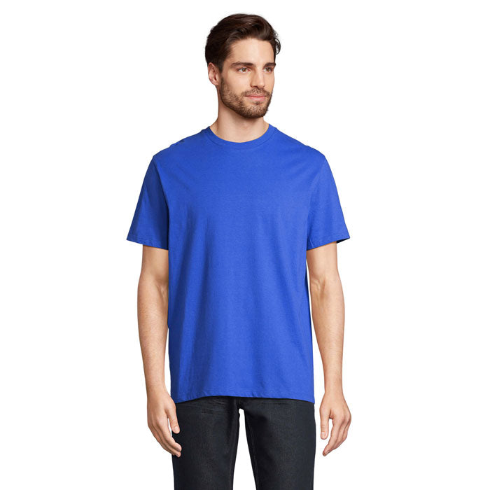Branded Organic T-Shirt in Blue