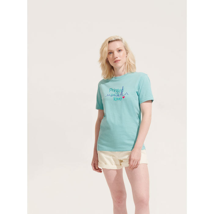 Branded Organic T-Shirt in Brown