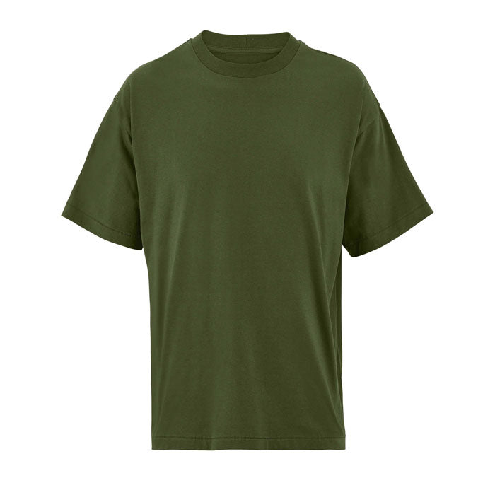 Branded Recycled Oversized T-Shirt in Green