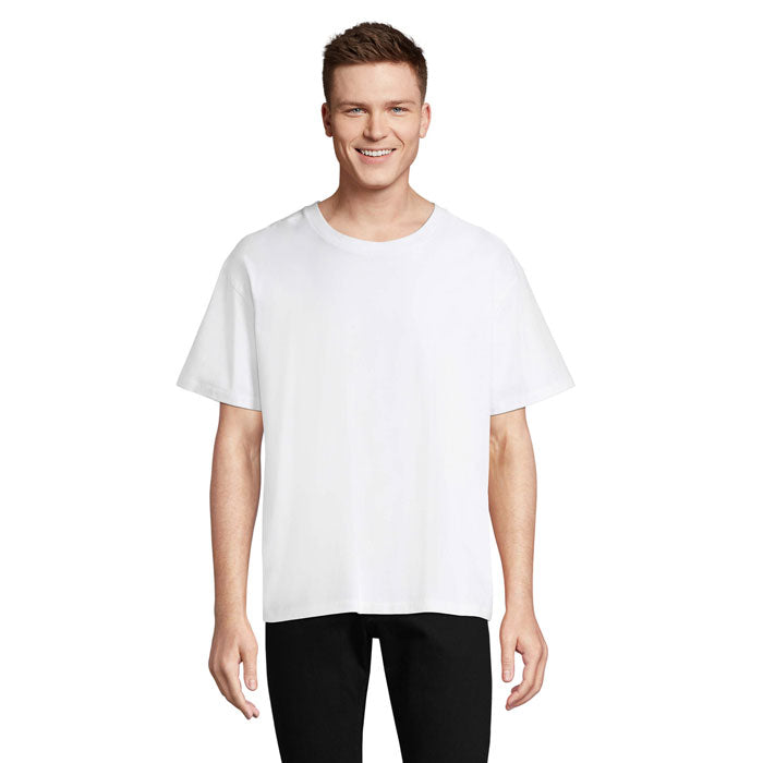 Branded Recycled Oversized T-Shirt in White