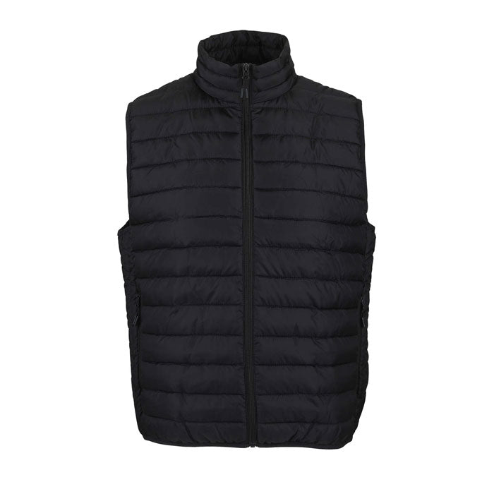 Branded Men's Lightweight Bodywarmer in Black