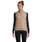 Branded Women's Lightweight Bodywarmer in Brown