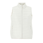 Branded women's lightweight bodywarmer, front view