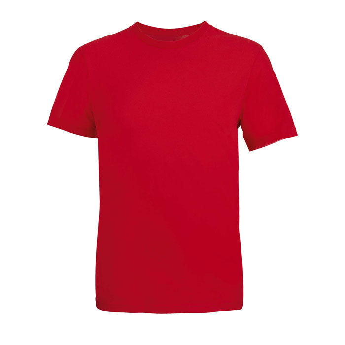 Branded US Cotton T-Shirt in Red