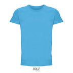 Branded Recycled Cotton T-Shirt in Blue