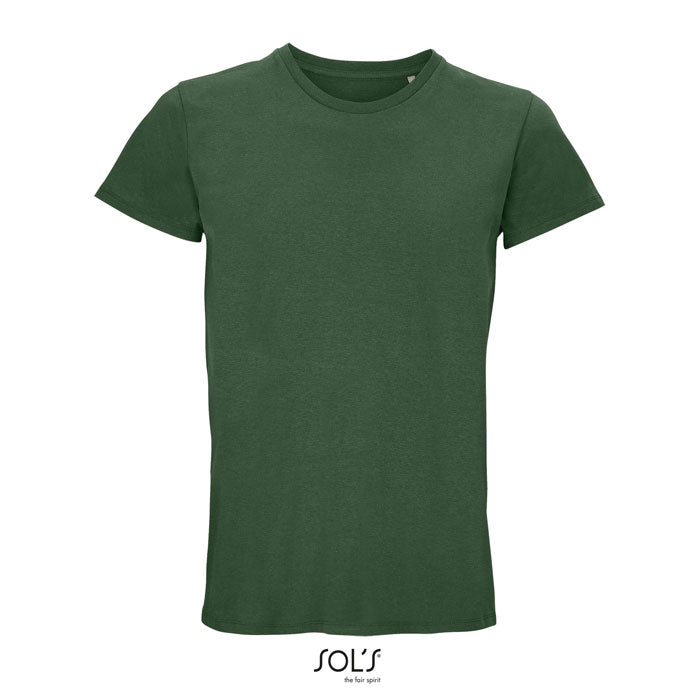 Branded Recycled Cotton T-Shirt in Green