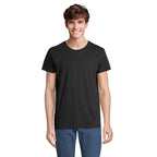 Branded Recycled Cotton T-Shirt in Black